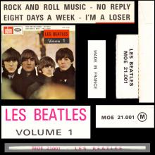 THE BEATLES FRANCE EP - B - 1965 04 00 - MOE 21001 - LES BEATLES VOLUME 1 - pic 2