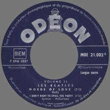 THE BEATLES FRANCE EP - B - 1965 06 00 - MOE 21.002 - LES BEATLES VOLUME 2 - pic 5