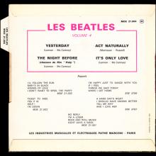 THE BEATLES FRANCE EP - B - 1965 10 00 - MOE 21.004 - LES BEATLES VOl. 4 - pic 6