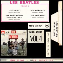THE BEATLES FRANCE EP - B - 1965 10 00 - MOE 21.004 - LES BEATLES VOl. 4 - pic 2