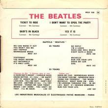 THE BEATLES FRANCE EP - C - 1966 04 28 - MEO 108 - SLEEVE 1 LABEL 2 - BIEM - pic 2