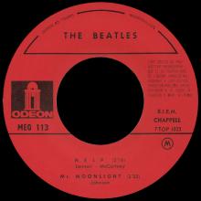 THE BEATLES FRANCE EP - C - 1966 05 12 - MEO 113 - SLEEVE 1 LABEL 2 - BIEM - pic 1