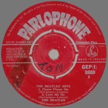IRELAND - GEP (I) 8880 - A - RED LABEL - THE BEATLES' HITS - pic 4