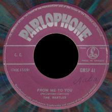 THE BEATLES MULTICOLOR GREECE - GMSP  41- PLEASE PLEASE ME ⁄ FROM ME TO YOU - pic 5