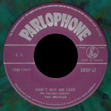 THE BEATLES MULTICOLOR GREECE - GMSP  47 - CAN'T BUY ME LOVE ⁄ THANK YOU GIRL - pic 1