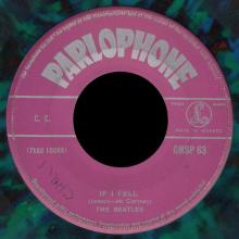 THE BEATLES MULTICOLOR GREECE - GMSP  63 - ALL MY LOVING ⁄ IF I FELL - OPEN CENTER - pic 5