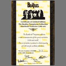 THE BEATLES TIMEPIECES 1996 - B60 - FOUR FACE WATCH COLLECTION THE BEATLES LIMITED EDITION 719 ⁄ 5000 - pic 1
