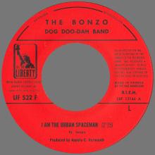 THE BONZO DOG DOO DAH BAND - I'M THE URBAN SPACEMAN - FRANCE - LIBERTY - LIF 522 F - pic 3