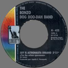 THE BONZO DOG DOO DAH BAND - I'M THE URBAN SPACEMAN - SPAIN - LIBERTY - H 423 - pic 1