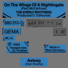 THE EVERLY BROTHERS - ON THE WINGS OF A NITGHTINGALE - GERMANY - 880 213-7 Q  - pic 4