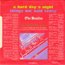 THE GREATEST STORY - A HARD DAY'S NIGHT ⁄ THINGS WE SAID TODAY - 3C 006-04466 - APPLE - B  - pic 6
