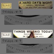 THE GREATEST STORY - A HARD DAY'S NIGHT ⁄ THINGS WE SAID TODAY - 3C 006-04466 - APPLE - B  - pic 2