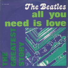 THE GREATEST STORY - ALL YOU NEED IS LOVE ⁄ BABY YOU'RE A RICH MAN - 3C 006-04466 - APPLE - B  - pic 1