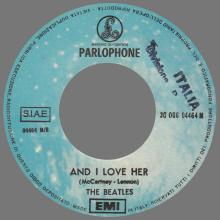 THE GREATEST STORY - AND I LOVE HER ⁄ IF I FELL - 3C 006-04464 - BLUE LABEL - A - pic 1