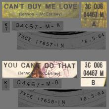 THE GREATEST STORY - CAN'T BUY ME LOVE ⁄ YOU CAN'T DO THAT - 3C 006-04467 - APPLE - B - pic 2