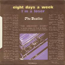 THE GREATEST STORY - EIGHT DAYS A WEEK ⁄ I'M A LOSER - 3C 006-04459 - APPLE - A - pic 5