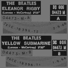 THE GREATEST STORY - ELEANOR RIGBY ⁄ YELLOW SUBMARINE - 3C 006-04473 - BLACK LABEL  - pic 2