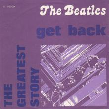 THE GREATEST STORY - GET BACK ⁄ DON'T LET ME DOWN - 3C 006-04084 - APPLE - A 1  - pic 1