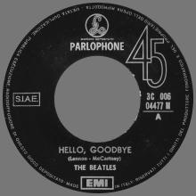 THE GREATEST STORY - HELLO GOODBYE ⁄ I AM THE WALRUS - 3C 006-04477 - BLACK LABEL - A - pic 3