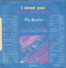 THE GREATEST STORY - I NEED YOU ⁄ DIZZY MISS LIZZY - 3C 006-04455 - BLACK LABEL - A - pic 5