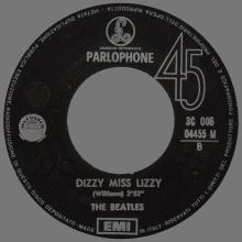 THE GREATEST STORY - I NEED YOU ⁄ DIZZY MISS LIZZY - 3C 006-04455 - BLACK LABEL - A - pic 1