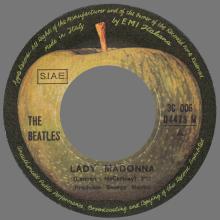 THE GREATEST STORY - LADY MADONNA ⁄ THE INNER LIGHT  - 3C 006-04478 - APPLE - A - pic 3