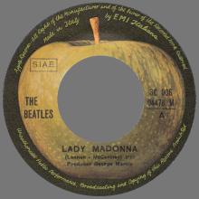 THE GREATEST STORY - LADY MADONNA ⁄ THE INNER LIGHT  - 3C 006-04478 - APPLE - B - pic 3