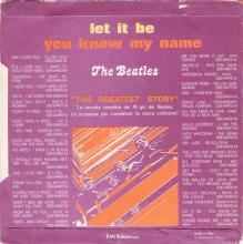 THE GREATEST STORY - LET IT BE ⁄ YOU KNOW MY NAME - 3C 006-04353 - APPLE - A 0 - pic 5