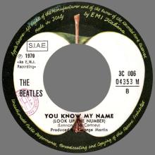 THE GREATEST STORY - LET IT BE ⁄ YOU KNOW MY NAME - 3C 006-04353 - APPLE - A 1 - pic 5