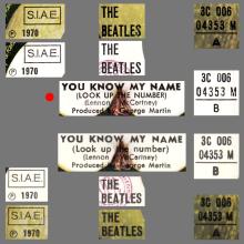 THE GREATEST STORY - LET IT BE ⁄ YOU KNOW MY NAME - 3C 006-04353 - APPLE - A 1 - pic 4