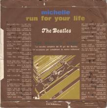 THE GREATEST STORY - MICHELLE ⁄ RUN FOR YOUR LIFE - 3C 006-04471 - BLUE LABEL - B - pic 5