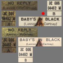 THE GREATEST STORY - NO REPLY ⁄ BABY'S IN BLACK - 3C 006-04462 - APPLE - A  - pic 1
