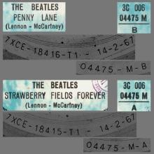 THE GREATEST STORY - PENNY LANE ⁄ STRAWBERRY FIELDS FOREVER - 3C 006-04475 - BLUE LABEL - B - pic 2