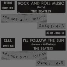 THE GREATEST STORY - ROCK AND ROLL MUSIC ⁄ I'LL FOLLOW THE SUN - 3C 006-04461 - BLACK LABEL - A - pic 2