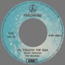 THE GREATEST STORY - ROCK AND ROLL MUSIC ⁄ I'LL FOLLOW THE SUN - 3C 006-04461 - BLUE LABEL - A - pic 4