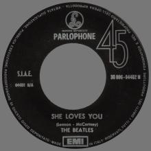 THE GREATEST STORY - SHE LOVES YOU ⁄ I'LL GET YOU - 3C 006-04452 - BLACK LABEL - A - pic 1