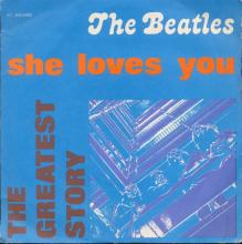 THE GREATEST STORY - SHE LOVES YOU ⁄ I'LL GET YOU - 3C 006-04452 - BLUE LABEL - B - pic 1
