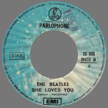 THE GREATEST STORY - SHE LOVES YOU ⁄ I'LL GET YOU - 3C 006-04452 - BLUE LABEL - B - pic 3