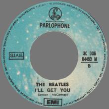 THE GREATEST STORY - SHE LOVES YOU ⁄ I'LL GET YOU - 3C 006-04452 - BLUE LABEL - B - pic 4