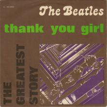 THE GREATEST STORY - THANK YOU GIRL ⁄ ALL MY LOVING - 3C 006-04465 - BLACK LABEL - A - pic 1