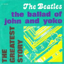 THE GREATEST STORY - THE BALLAD OF JOHN AND YOKO ⁄ OLD BROWN SHOE - 3C 006-04108 - APPLE - B - pic 1