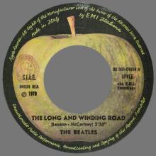 THE GREATEST STORY - THE LONG AND WINDING ROAD ⁄ FOR YOU BLUE - 3C 006-04514 - APPLE - A  - pic 5