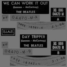 THE GREATEST STORY - WE CAN WORK IT OUT ⁄ DAY TRIPPER - 3C 006-04470 - BLACK LABEL - A - pic 2
