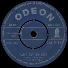 TURKEY - LA 4144 - A - BLUE LABEL - ALL MY LOVING ⁄ CAN'T BUY ME LOVE - pic 1