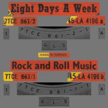 TURKEY - LA 4196 - D - EIGHT DAYS A WEEK ⁄ ROCK AND ROLL MUSIC - pic 3