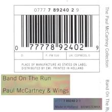 The Paul McCartney Collection 05 Band On The Run  0777 7 89240 2 9 hol - pic 15