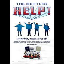 UK 2007 11 05 THE BEATLES HELP! - DVD MOVIEPOSTER FILMPOSTER - DOUBLE SIDED PROMO POSTER - 51 X 76 - pic 1