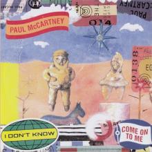 2018 09 18 - PAUL McCARTNEY - I DON'T KNOW ⁄ COME ON TO ME - EU ⁄ HOLLAND - CDR PROMO - pic 1