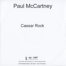 UK 2018 09 18 - PAUL McCARTNEY - CAESAR ROCK - UK - CDR PROMO - pic 2