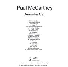 UK 2019 07 12 - PAUL McCARTNEY - AMOEBA GIG - PROMO CDR FULL CD - pic 1